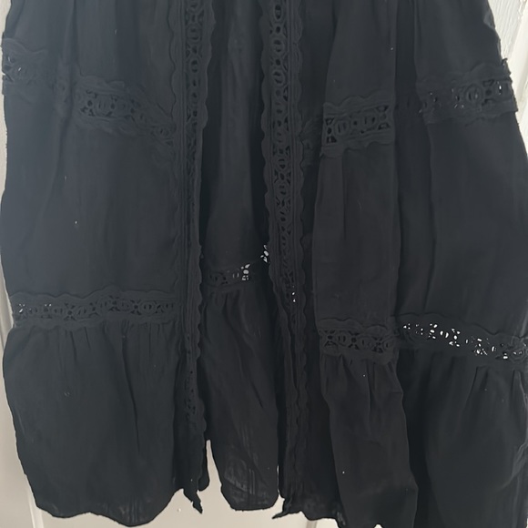 Aqua Stunning black Eyelet Coverup - Picture 3 of 3